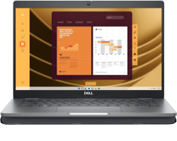 Dell AUL53507151Y, Latitude 5350, 13.3" FHD Screen (IR-Webcam), Intel Ultra 7-165U vPro, 16GB DDR5 RAM, 512GB NVMe SSD, Wireless AX+Bluetooth, Windows 11 Pro