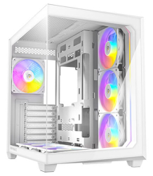 Antec C5 ARGB ATX, mATX Seamless Edge to Edge, White , 270 degrees, 7x ARGB + PWM Controller, 4090 Back Connect, USB-C, Dual Chamber Gaming Case