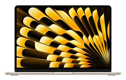 Apple MC6A4X/A, MacBook Air, 13", Liquid Retina Display, M4 chip, 24GB RAM, 512GB NVMe SSD, Wireless AX+Bluetooth, MacOS, Starlight