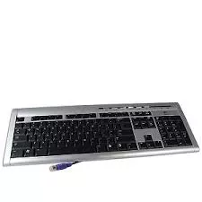Itron Keyboard PS2 Black and Silver Itron Keyboard PS2 Black and Silver