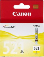 Canon CLI-521Y ,Yellow Ink Cartridge for MP540/620/630/980,IP3600/4600/IP4700