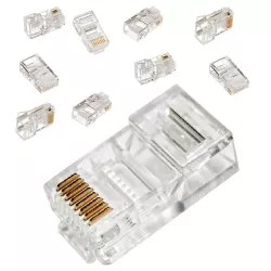 10 x RJ45 Plugs 10 x RJ45 Plugs