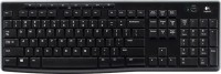 Logitech 920-003057, K270 Keyboard, Wireless Range: 10m, USB, Wireless, Black,