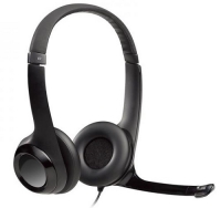 Logitech 981-000485, H390 - USB Headset adjustable, padded headband and plush ear pads, noise cancellation