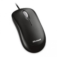 Microsoft P58-00065, Basic Optical Mouse USB, Black