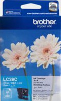Brother LC-39C, Cyan Ink Cartridge - 260 pages