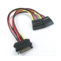 8ware RC-5084, SATA Power Splitter Cable 1 x 15 pin M - 2 x 15 pin F ,15cm 