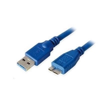 8ware UC-3001AUB, USB3.0 A-Male to Micro-USB B-Male, 1m, Blue