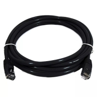 8Ware PL6A-0.5BLK, Cat6a UTP Ethernet Cable, 0.5m, Snagless Black&#x0D;
