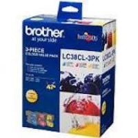 Brother LC38CL3PK, Colour Value Pack Cyan/ Magenta/ Yellow Ink FOR DCP-145C/165C