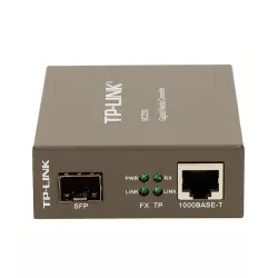 TP-LINK MC220L, 1000M RJ45 to 1000M SFP Slot Supporting MiniGBIC Modules, Switching Power Adapter, Chassis Mountable, 3 Years TP-LINK MC220L, 1000M RJ45 to 1000M SFP Slot Supporting MiniGBIC Modules, Switching Power Adapter, Chassis Mountable, 3 Years