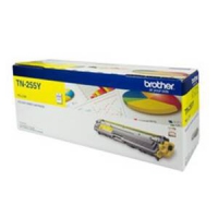 Brother TN-255Y, Yellow High Yield Toner Cartridge (2,200 Pages)