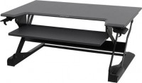 Ergotron 33-406-085, WorkFit-TL Desktop Sit-Stand Workstation, Black