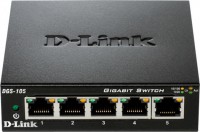 D-Link DGS-105, 5-Port Gigabit Desktop Switch (Metal Housing)