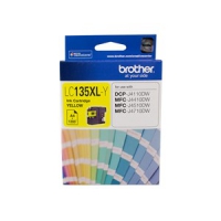 Brother Yellow Ink Cartridge To Suit Dcp-J4110Dw/Mfc-J4410Dw/J4510Dw/J4710Dw - Up To 1200 Pages Lc-135Xly