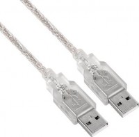 Astrotek AT-USB2-AMAM-2M, 2M, USB 2.0 Cable, Type A Male to Type A Male, Transparent