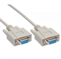 Astrotek AT-DB9NULL-FF-3, Serial RS232, 3m, Null Modem Cable, DB9 Female to Female 7C 30AWG-Cu Molded, Crossover