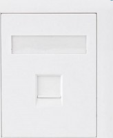 Astrotek  ATP-SC-6-1, CAT6, RJ45 Network Wall Face Plate Outlets 86x86mm, Port: 1, Socket Kit