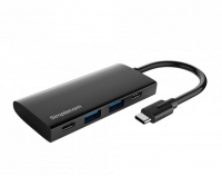 Simplecom CH382, 4 Port 10Gbps Hub, 2x USB-3.2, 2x USB-C, length:10cm