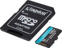 Kingston SDCG3/128GB, Canvas Go Plus, 128GB, Class 10, Read Speed: Up to 170MB/s, Write Speed: 90MB/s