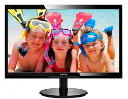 Philips 24, 1920x1080, (16:9), 1ms, Full HD LED, VGA, HDMI, Speakers, Tilt Stand, VESA 100x100, ENERGY STAR 6.0, Glossy Black, 3 Years Philips 24, 1920x1080, (16:9), 1ms, Full HD LED, VGA, HDMI, Speakers, Tilt Stand, VESA 100x100, ENERGY STAR 6.0, Glossy Black, 3 Years
