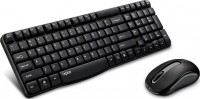 Rapoo X1800S-BLACK, Wireless Optical Keyboard & Mouse Combo, Wireless Connection: Up to 10m