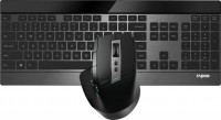 Rapoo 9900M, Multi-Mode Ultra-Slim Keyboard & Mouse Combo, Wireless+Bluetooth, Black