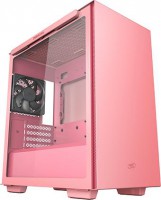 Deepcool R-MACUBE110-PRNGM1N-A-1, Macube 110, Mid-Tower, Tempered Glass, Drive Bays: 2x3.5", 2x2.5", Expansion Slot: 4, Motherboard Support: Mini-ITX/Micro-ATX, Pre-Installed Fan: 1x120mm, Pink