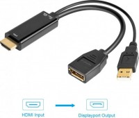 Simplecom DA206,4K HDMI to DisplayPort Active Adapter Converter,15cm