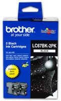 Brother LC-67BK2PK-LC67 Black Twin Pack