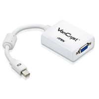 Aten VC-920, Mini DisplayPort to VGA adapter, VGA, SVGA, XGA, SXGA, UXGA, White, 1 Year Warranty