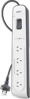 Belkin BSV400AU2M, 4 OUTLET SURGE PROTECTOR WITH 2M CORD, 1 Year