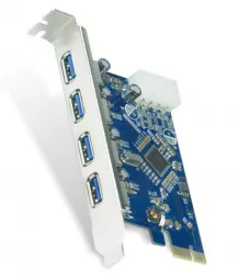 Astrotek AT-U3PCICARD, PCI Express USB 3.0 4 Port, 1 Year Astrotek AT-U3PCICARD, PCI Express USB 3.0 4 Port, 1 Year