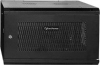 CyberPower CR6U61002, 6U 482.60mmx411.48mm Wall Mount Server Cabinet, Black,