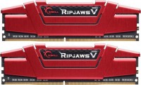 G.Skill F4-2400C15D-16GVR, Ripjaws V, DDR4 16GB(2X8GB), 2400MHz, CL15, 1.20V, Red