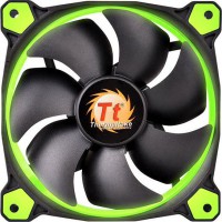 Thermaltake CL-F038-PL12GR-A, Riing 12, Size: 120mm, Noise: 24.6 dBA, LED: Green, 2 Year Warranty