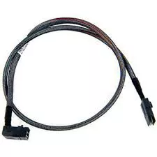 Adaptec 2280200-R, Internal Right-Angle Mini-SAS HD x4 to Mini-SAS x4, Used For Connecting A Series 77H* Adapter To A SASSATA Backplane, Length: 0.8 Adaptec 2280200-R, Internal Right-Angle Mini-SAS HD x4 to Mini-SAS x4, Used For Connecting A Series 77H* Adapter To A SASSATA Backplane, Length: 0.8