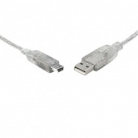 8ware UC-2001ABN, USB 2.0 Certified Cable A-B 5 Pin Mini, 1m