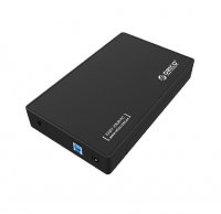Orico 3588US3BK, 3.5" HDD Enclosure, Connect any 3.5" or 2.5" SATA Drive, 12V2.5A Power Adaptor, LED Indicator, Transfer Rate 5Gbps