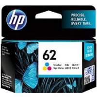 HP C2P06AA, 62 Tri-Color Inkjet Ink Cartidges
