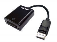 Volans VL-DPDV, DisplayPort to DVI Male to Female Converter, DVI 1.0 , Support VGA, SVGA, XGA, SXGA and UXGA, Black, 1 Year