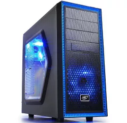 Deepcool Tesseract SW Mid Tower Blue Deepcool Tesseract SW Mid Tower Blue