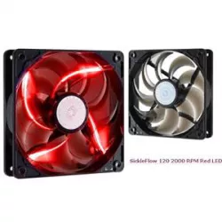 Cooler Master 120M RED LED CASE FAN RIFLE BEARING-OPP PACKAGE-2000 RPM R4-SXDP-20FR-A1 Cooler Master 120M RED LED CASE FAN RIFLE BEARING-OPP PACKAGE-2000 RPM R4-SXDP-20FR-A1