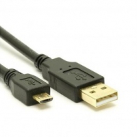 8ware UC-2003AUB, USB 2.0 Cable Type A to Micro-USB B M/M, 3m, Black, 1 Year Warranty