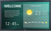LG 22SM3G-B, DIGITAL SIGNAGE (SM5KE) 22" FHD LED, 250NITS, HDMI, USB 2.0, LAN, WEB O/S, 16/7, 3 Year Warranty