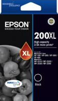 Epson C13T201192, 200XL High Capacity Durabrite  Ultra Black ink