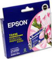 Epson C13T049690, T0496 Light Magenta Ink Cartridge For Stylus Photo R210, R230, R310, R350, RX510, RX630, RX650