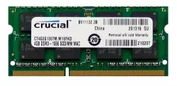 4GB DDR3 1066 for MAC 1x 4GB SODIMM 4GB DDR3 1066 for MAC 1x 4GB SODIMM