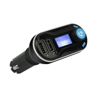 Mbeat MB-BT-300, Bluetooth Car Kit with FM Transmitter and USB Charging, 1 Year Warranty 