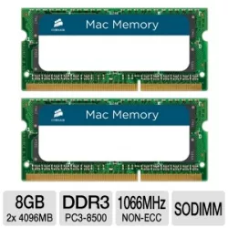 8GB DDR3 1066MHz Mac Memory for Apple 8GB DDR3 1066MHz Mac Memory for Apple
